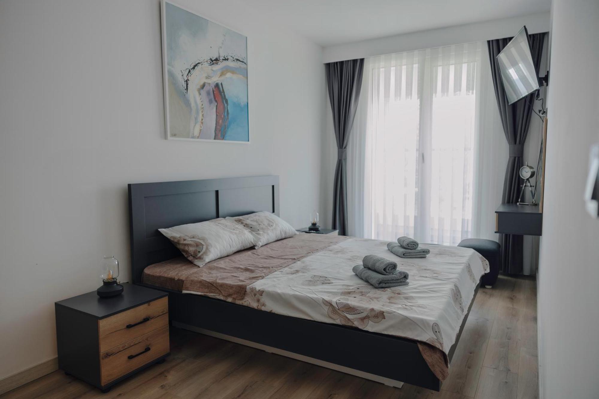 33Rd Floor Twin Apartments In Cevahir Sky City Complex With Pool, Spa, Fitness And Parking Included In Price Skopje Luaran gambar